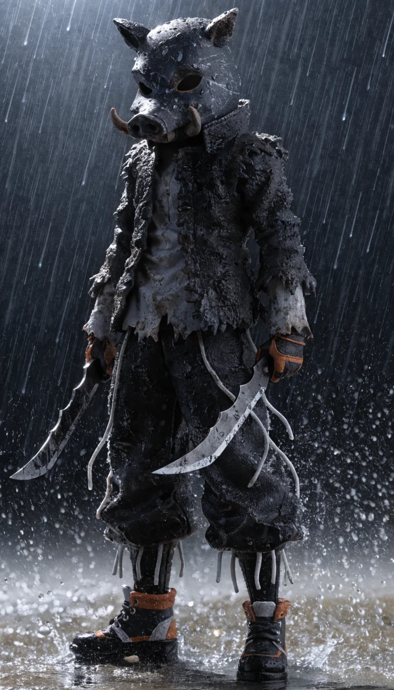 Action figure Inosuke Hashibira Demon Slayer